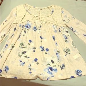 Lucky Brand- long sleeve top